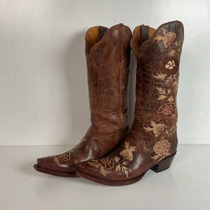 Alte Gringo Wild Flower Cowgirl Stiefel 6,5 B Used Braun - Bild 1 von 22