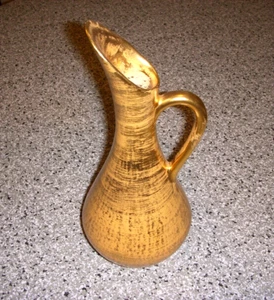 Wunderschöne Granada Gold Stangl Keramik Krug Vase 12" hoch - Bild 1 von 6