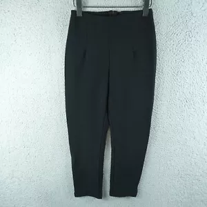 Kitten D'Amour Womens Pants 8 Black Dress Elastic Stretch Crop Zip Work Career - Picture 1 of 10