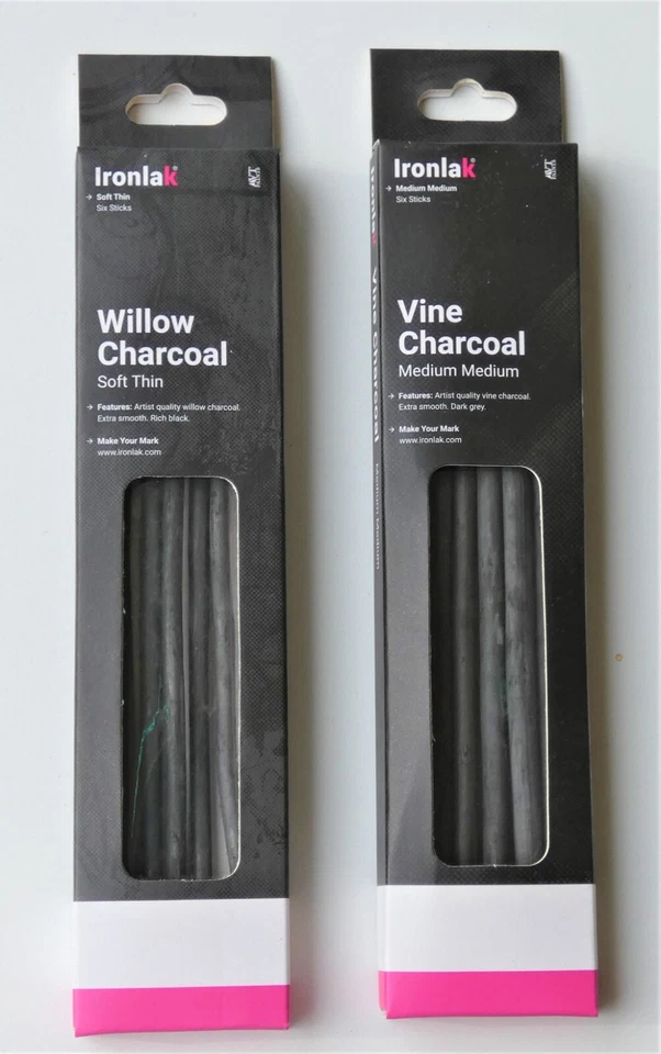 Art Supplies - Charcoal, Paper Stumps - New - Free Postage - image 1 of 1