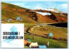 Kerlingarfjollum, Iceland ~ Tents Campers Summer Ski School 4"X6" Postcard
