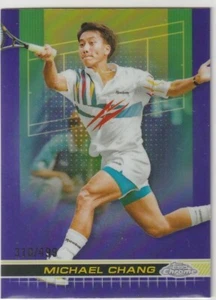 2024 TOPPS CHROME TENNIS PURPLE REFRACTOR #179 MICHAEL CHANG 310/499 - Picture 1 of 1