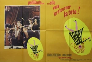 "FUNNY GIRL" Affiche originale 1968 (Barbra STREISAND) 120x80cm - Picture 1 of 1
