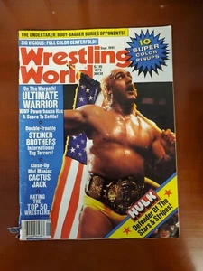Wrestling World Magazine Settembre 1991 Hulk Ultimate Warrior Vicious Pinups  - Foto 1 di 2