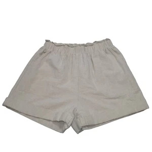 Entro Baumwoll-Leinen-Mischung Shorts elastischer Bund beige Damengröße Small - Bild 1 von 4