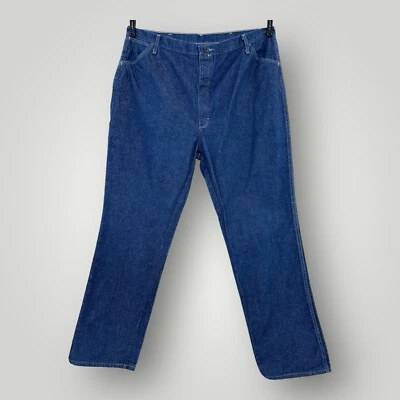 Pantalones de mezclilla Bulwark FR para hombre talla 44x34 azul calce relajado resistente al fuego rectos Foto 1 de 4