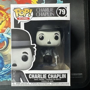 Funko Pop Icons Charlie Chaplin #79 Figure w/ Protector - Picture 1 of 2