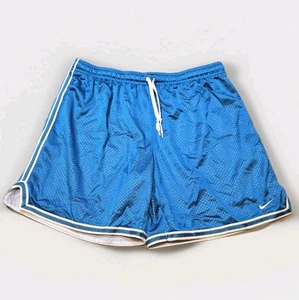 Vintage Nike Basketball Shorts Seitenschlitz Jugend Größe Large 12-14 türkis Kordelzug - Bild 1 von 7