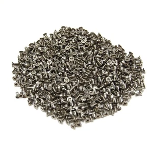 2.000 NEU 316 Edelstahl 2-56x3/16" Flachkopf Kreuzschlitz #1 Maschinenschrauben - Bild 1 von 3