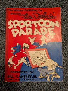 Vintage 1947 Woburn Publishing Mass “JIM DOBBINS SPORT TOONS PARADE” Magazine - Picture 1 of 3
