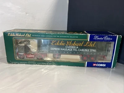 Corgi CC12607 Eddie Stobart Scammell Crusader Tautliner Diecast Truck Tatty Box - Image 1 of 4
