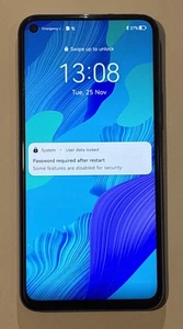 Huawei Nova 5T - 128GB - Blue (Unlocked) Smartphone Working Cracked Front + Back - Picture 1 of 10
