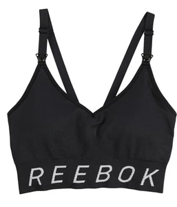 Reebok Womens Maternity Nursing Bra, Black, Small - Picture 1 of 2