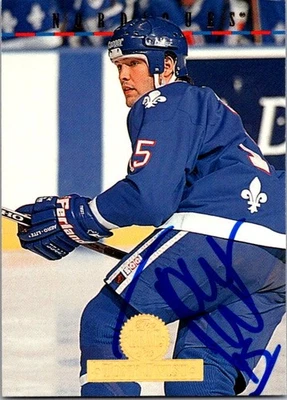 Tony Twist 1994-95 Leaf #13 Auto Hand Signed - Image 1 of 2