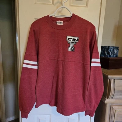Texas Tech sz small pullover Redshirt long sleeve Red Raiders - Image 1 of 4