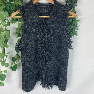Banana Republic Alpaca Italian Yarn Fuzzy cardi M - Picture 1 of 5