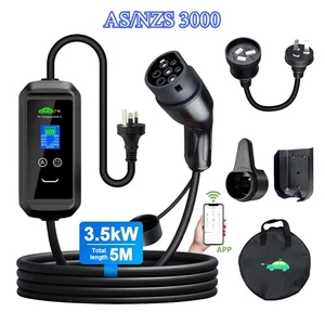3.5KW Type 2 EV Charger 10A/15A APP WiFi EV Charging Cable AS/NZS 3000 - Picture 1 of 11