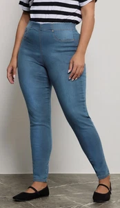 Yours Curve Womens Plus Size Bum Shaper LOLA Jeggings - UK 24 - NEW WITH TAGS - Picture 1 of 14