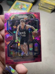 2021-22 Panini Prizm Pink Ice Prizm Jason Williams #266 Kings - Imagen 1 de 2