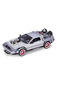 Back To The Future III - DeLorean Time Machine 1/24 18 cm  Welly - Foto 1 di 1