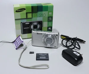 Samsung PL Series PL210 14.2MP Digital Camera - Silver - Box, 2GB - Excellent - Picture 1 of 14