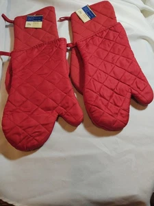 Oven Mitts Glove Oven Pot Holder Baking Cooking Heat Resistant Kitchen Lot of 4  - Picture 1 of 3