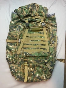 Large Camping Backpack Waterproof Hiking Military Camo Travel Tactical Bag NEW - Picture 1 of 6