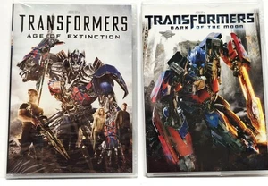 Transformers Dark of the Moon & Age of Extinction DVD Two-Movie Collection. - Picture 1 of 6