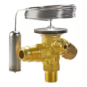 Danfoss 068Z3209 1/4 - 5.5TR Expansion Valve Body, TE 2, R22,R407C, 3/8x1/2 in, - Picture 1 of 5
