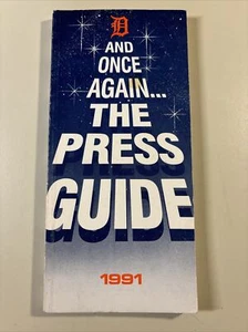 Vintage 1991 DETROIT TIGERS Cecil Fielder Media Guide - Picture 1 of 6