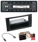 Continental USB MP3 AUX 1DIN Car Stereo for Ford Focus Fiesta 04-08 Black