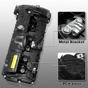 Coperchio valvola con bulloni guarnizione 11127552281 per BMW E70 E82 E90 X5 128i 328i 528i - Foto 1 di 10