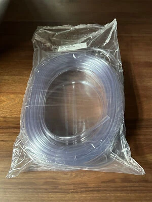 100' ICORally Abrasion Resistant Clear PVC Tubing 1/4" ID 3/8" OD Food Grade USA - Image 1 of 3
