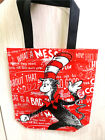 Dr. Seuss Recycled Shopping Tote Bag, Cat In The Hat Red Reusable Kids Shopper