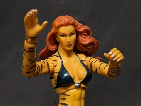 Marvel Legends Tigra Nemesis Wave WALMART EXCLUSIVE Loose Complete Action Figure Cover