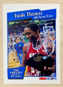 ISIAH THOMAS - 1991-92 NBA Hoops ALL-STAR MVP'S #7 - DETROIT PISTIONS - Picture 1 of 2