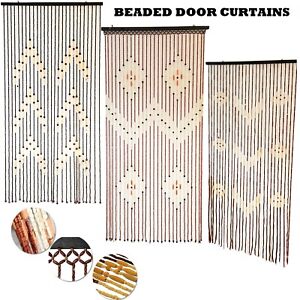 Beaded Curtains Hanging Summer Fly Screen Decorative Room Divider Insects Screen