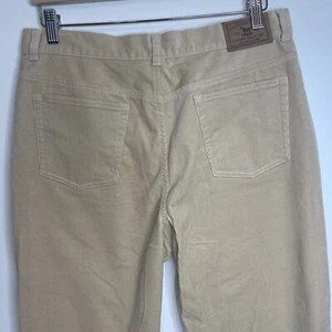 Vintage Ralph Lauren Corduroy Pants Womens Beige Size 12 LRL Lauren Jeans Co NWT - Picture 1 of 14
