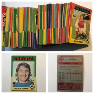 TOPPS RED BACK 1975 FOOTBALL TRADE CARDS Complete your set. various quantities - Picture 1 of 1