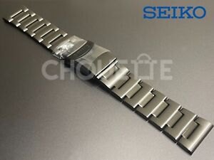DISCONTINUED SEIKO NZH49, SNZF53, SRP489 Baby Monster Black ST. Steel Bracelet