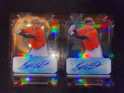LOT 2 2021 Chronicles Ryan Mountcastle Obsidian Auto Baltimore Orioles  #O-RM - Image 1 of 3