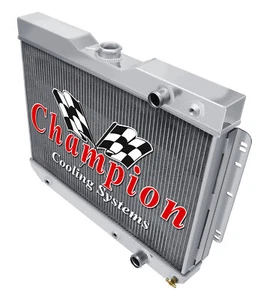 JR 3 Row Radiator,Shroud,2 13" Fans for 1959-1961 Chevrolet Kingswood LS - Picture 1 of 8