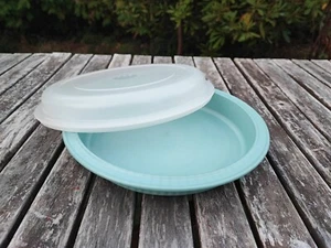 TUPPERWARE ULTRA-PRO KUCHENFORM + SILIKONDECKEL GRÜN - Bild 1 von 1