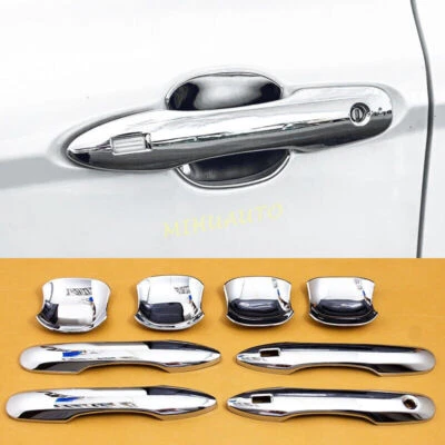 For 2018-2025 Toyota Camry Chrome Car Exterior Door Handle Cover & Cup Bowl Trim - Imagem 1 de 4