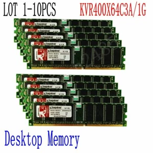 8GB 4GB 2GB 1GB DDR 400Mhz PC 3200 Desktop Memory PC2700 2100 333 266mhz LOT AB - Picture 1 of 9