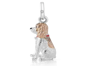 SPANIEL CHARM IN STERLINGSILBER CMN295 - Bild 1 von 3