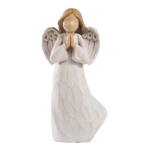 Decorative Praying Angel Figurine 6 inch Resin Home Decor - Picture 1 of 6