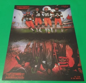 2022 Cleveland Browns Halloween Poster 31.10. vs Bengals Garrett Cooper Chubb - Bild 1 von 3