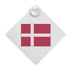 'Denmark Flag' Suction Cup Car Window Sign (CG00007009)