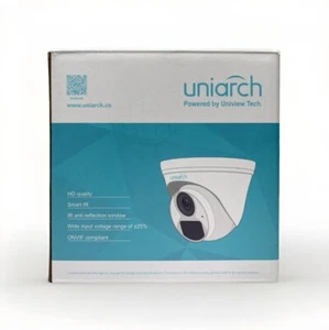 Uniarch 4MP Fixed IP Network Turret Dome Network Camera IPC-T124-APF28K 2.8mm IR - Picture 1 of 6
